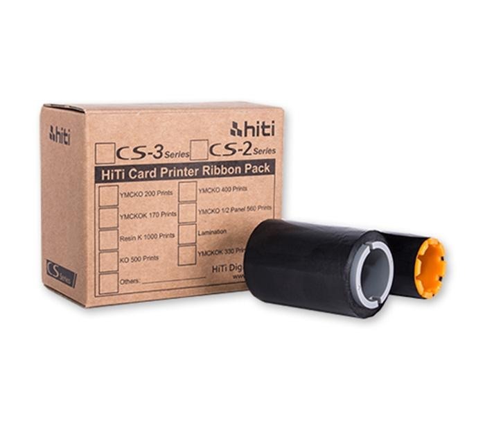 HiTi CS320 black monochrome resin ribbon for ID card printer
