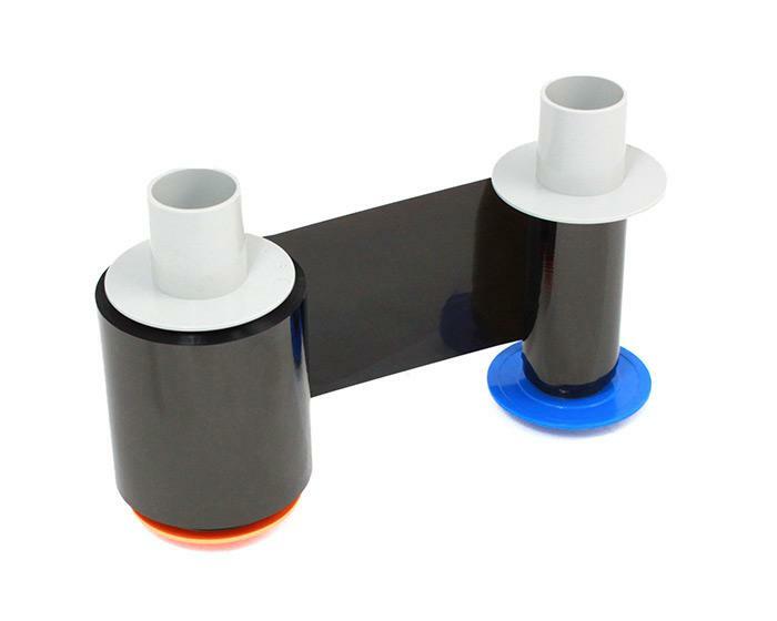 HID FARGO DTC1500 resin black monochrome ribbon, 3000 prints