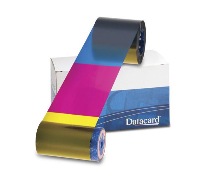 Datacard SD Series YMCKT legacy ribbon, 500 prints