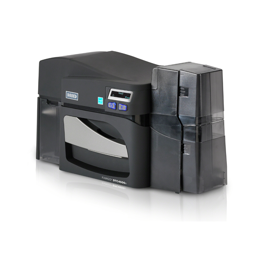HID FARGO DTC4500e printer - side view