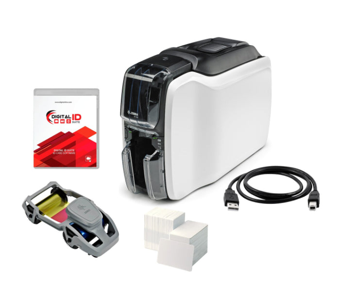 Zebra ZC100 single-sided direct-to-card ID card printer