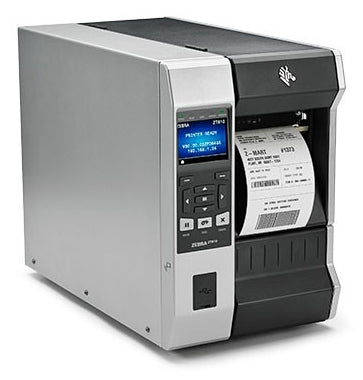 Zebra ZT610 industrial printer - front view