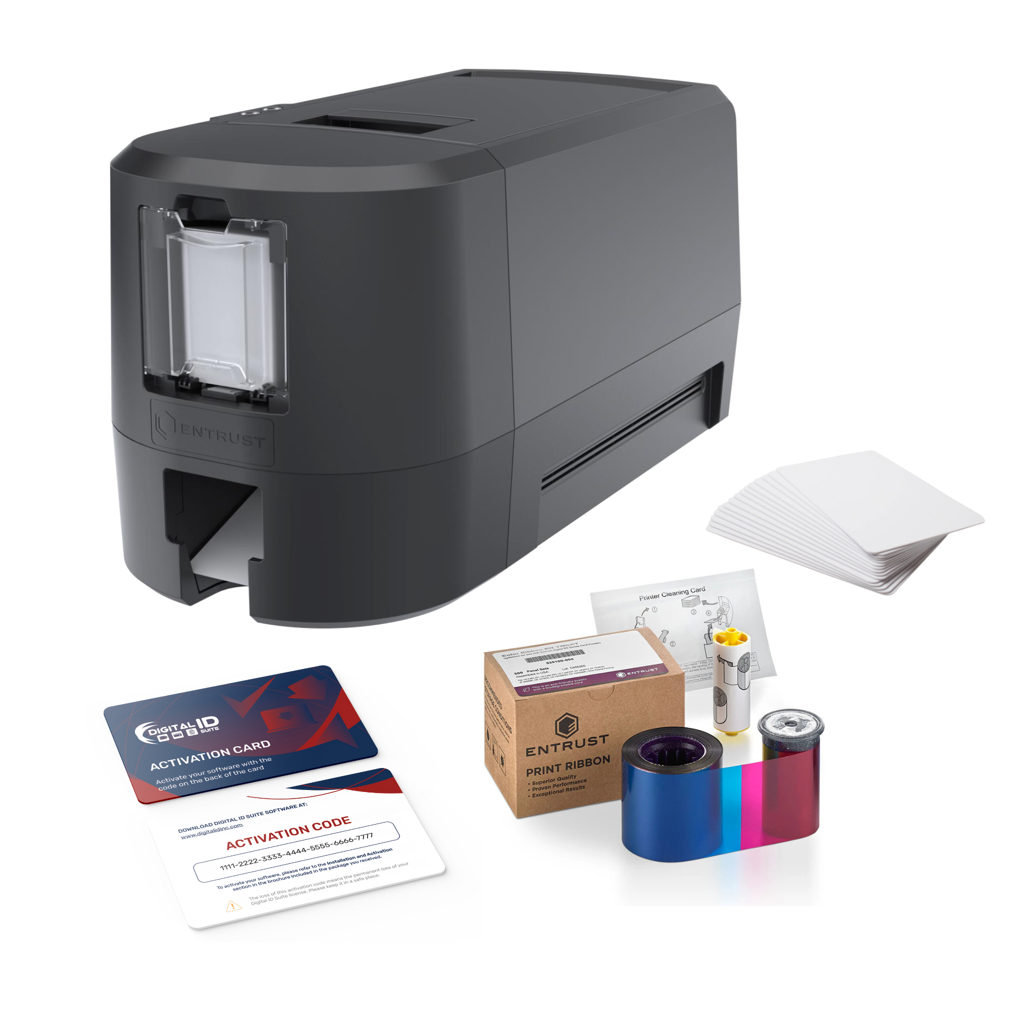 Entrust Sigma DSE dual-sided direct-to-card ID card printer