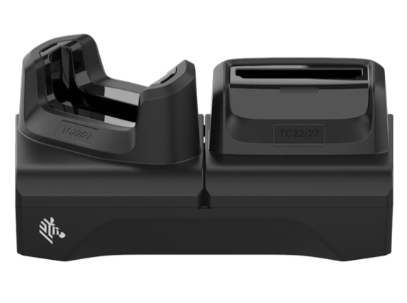 Zebra TC22 TC27 single-slot charge cradle with spare battery charging slot