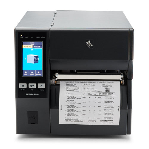 Zebra ZT421 direct thermal industrial label printer
