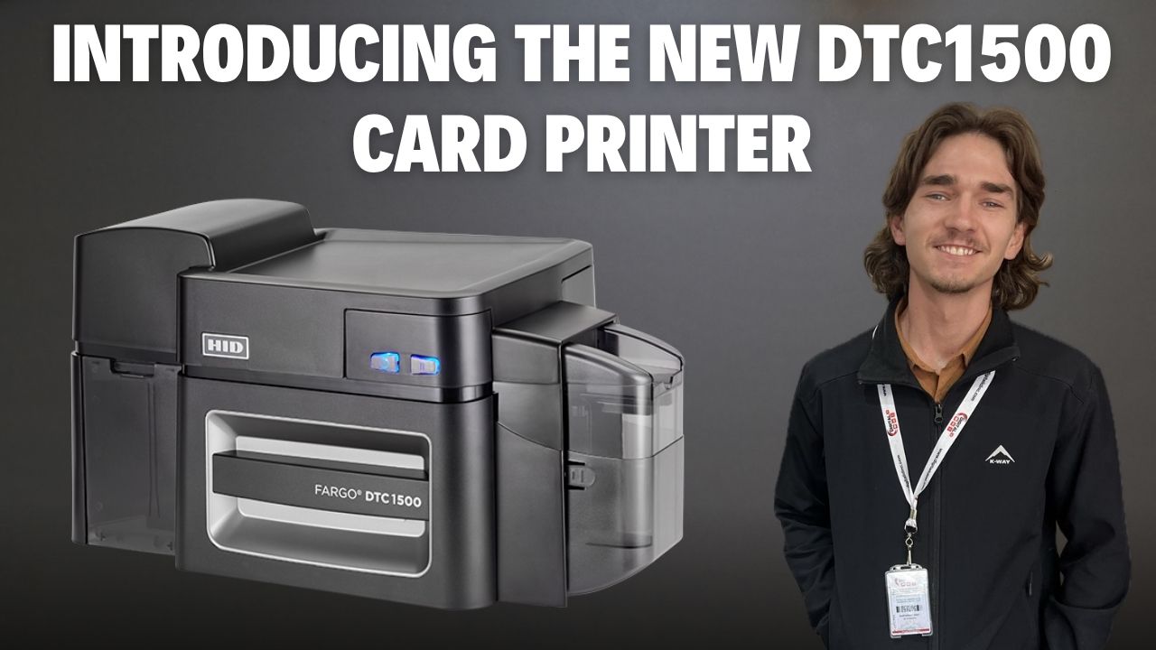 HID FARGO DTC1500 direct-to-card ID card printer