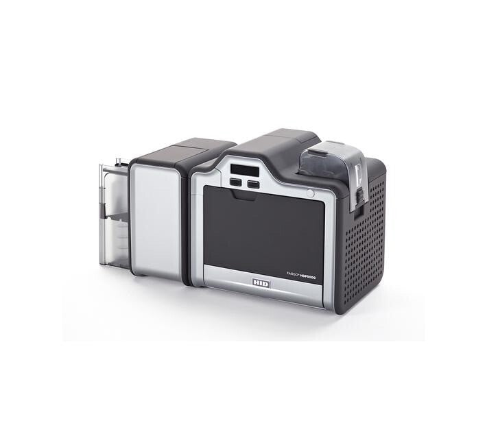 HID FARGO HDP5000 printer - rear connectivity view