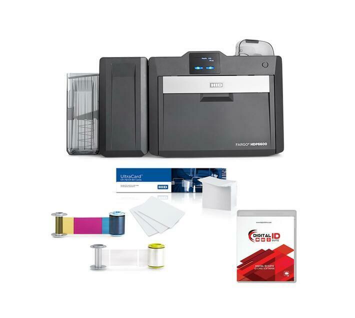 HID FARGO HDP6600 dual-sided retransfer ID card printer