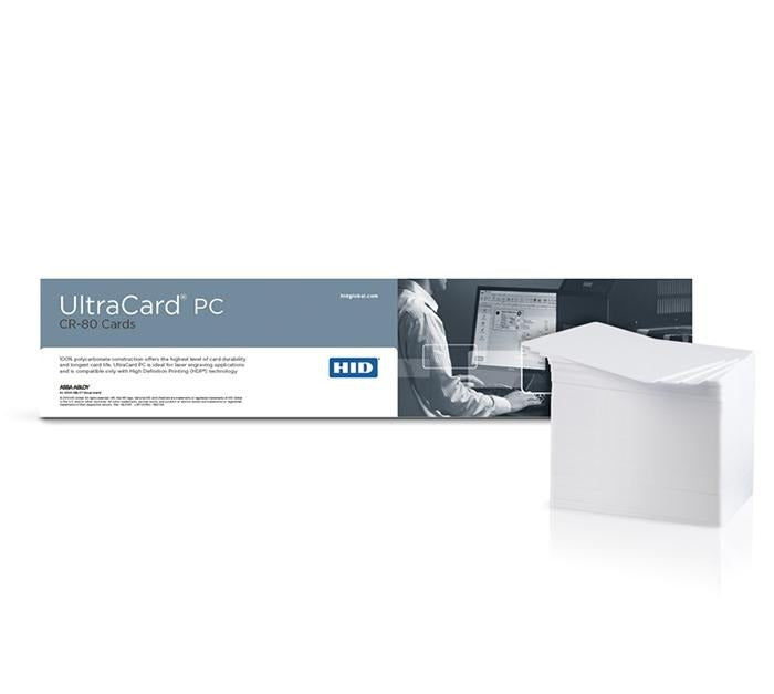 HID UltraCard blank polycarbonate ID cards