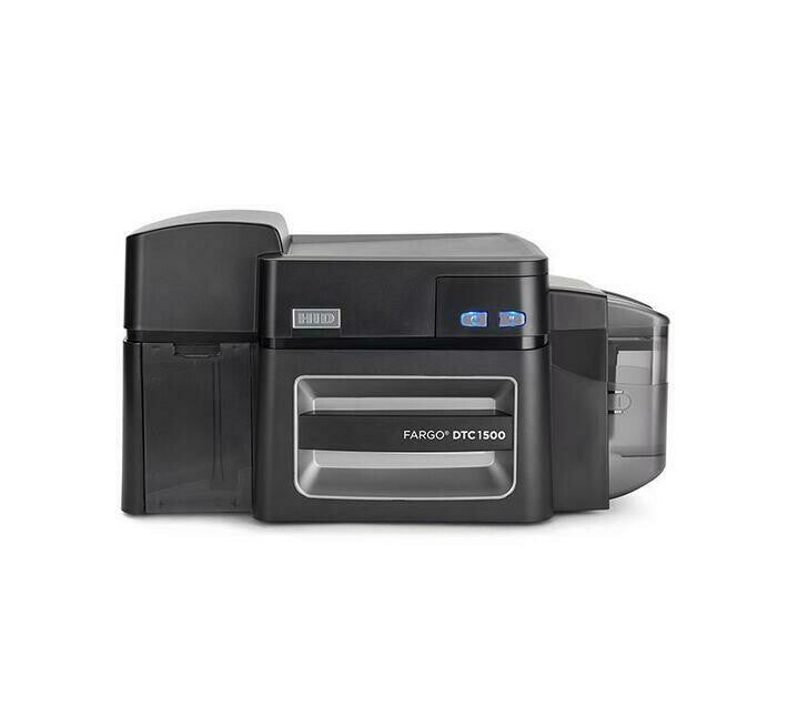 HID FARGO DTC1500 dual-sided printer - front view