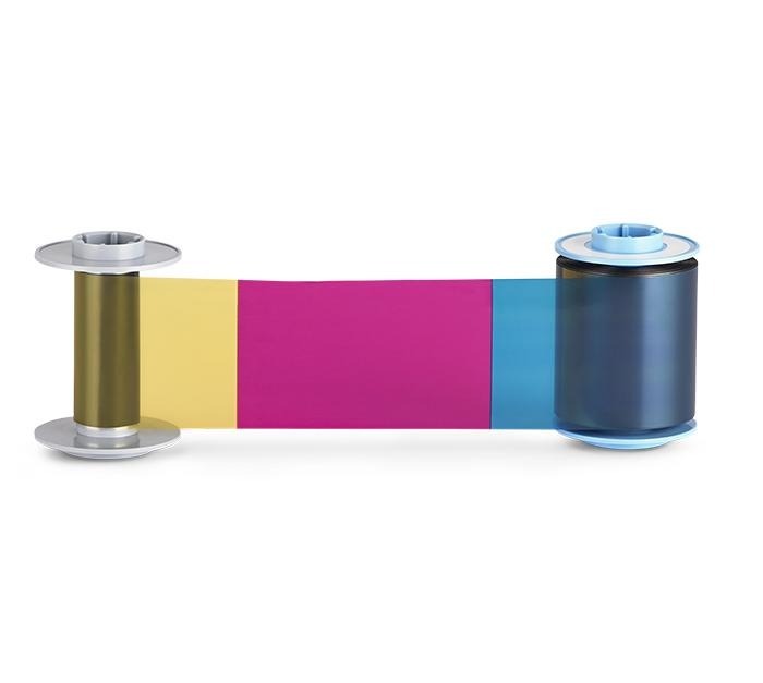 HID FARGO HDP6600 YMCK full-colour ribbon, 750 prints
