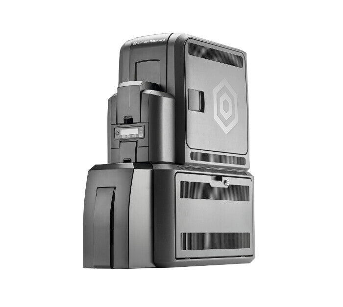 Entrust Artista CR805 retransfer ID card printer with lamination and tactile impression