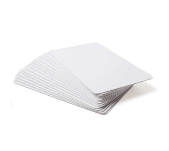 Standard blank white CR80 PVC ID cards, pack of 500