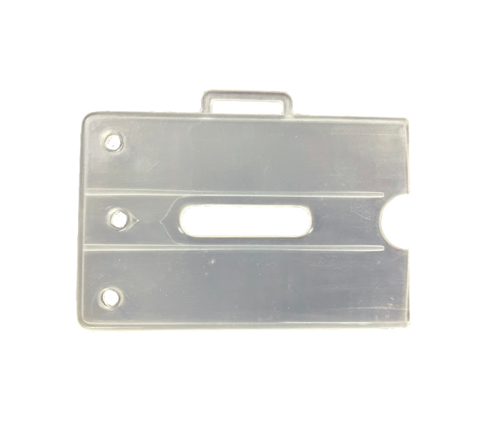 Rigid license-sized card holder for ID cards, pack of 100