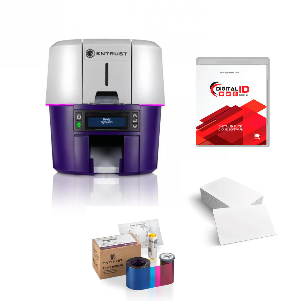 Entrust Sigma DS2 dual-sided direct-to-card ID card printer