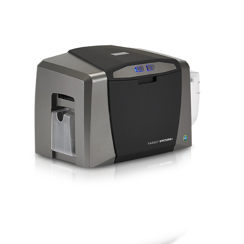 HID FARGO DTC1250e single-sided printer - front view