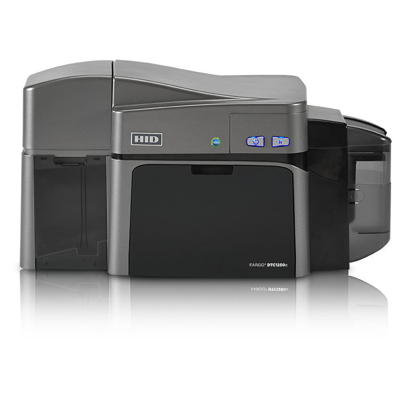 HID FARGO DTC1250e dual-sided printer - front view