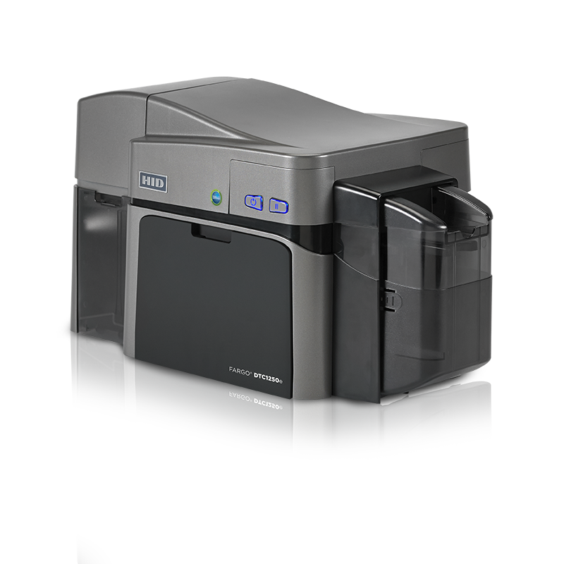 HID FARGO DTC1250e dual-sided printer - rear ports