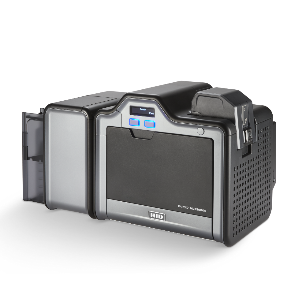 HID FARGO HDP5000e printer - rear ports