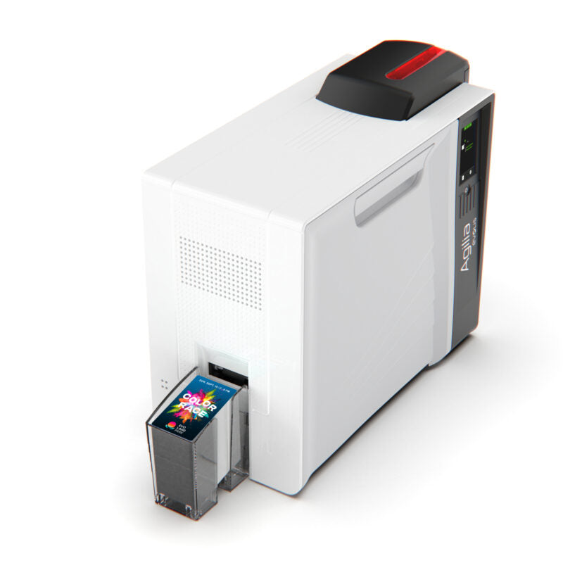 Evolis Agilia printer - rear connectivity view