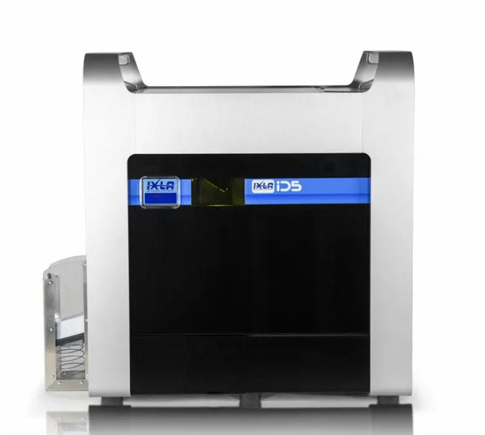 IXLA ID5 laser engraving system - side view