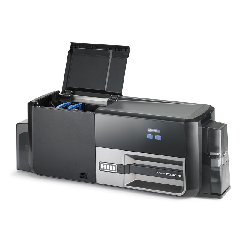 HID FARGO DTC5500LMX printer - rear ports