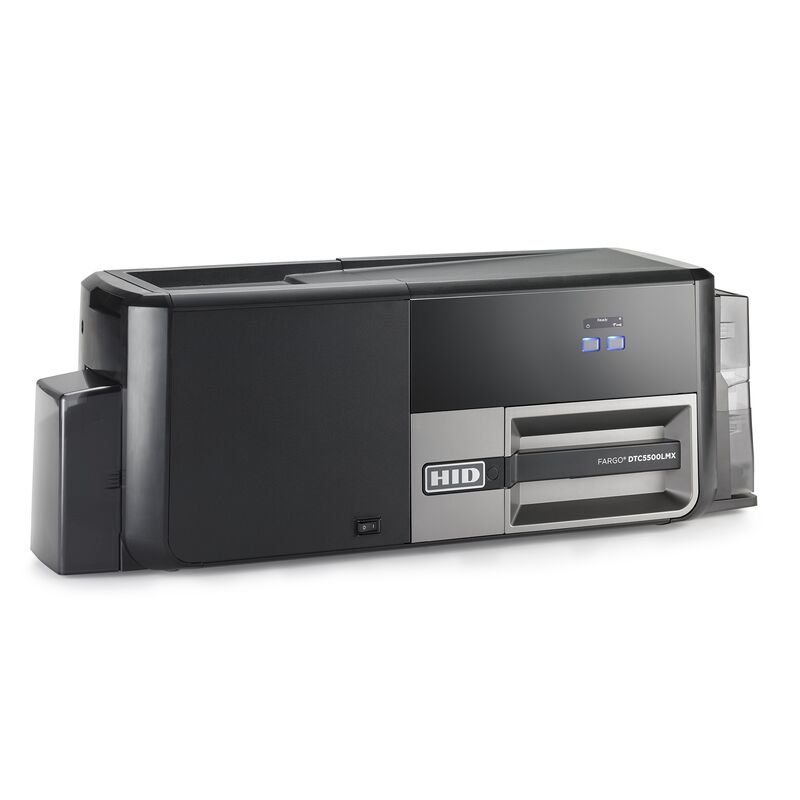 HID FARGO DTC5500LMX printer - side view