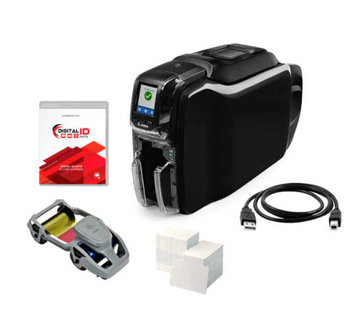 Zebra ZC350 single-sided direct-to-card ID card printer