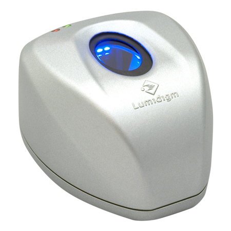 Lumidigm V302 fingerprint scanner - rear view