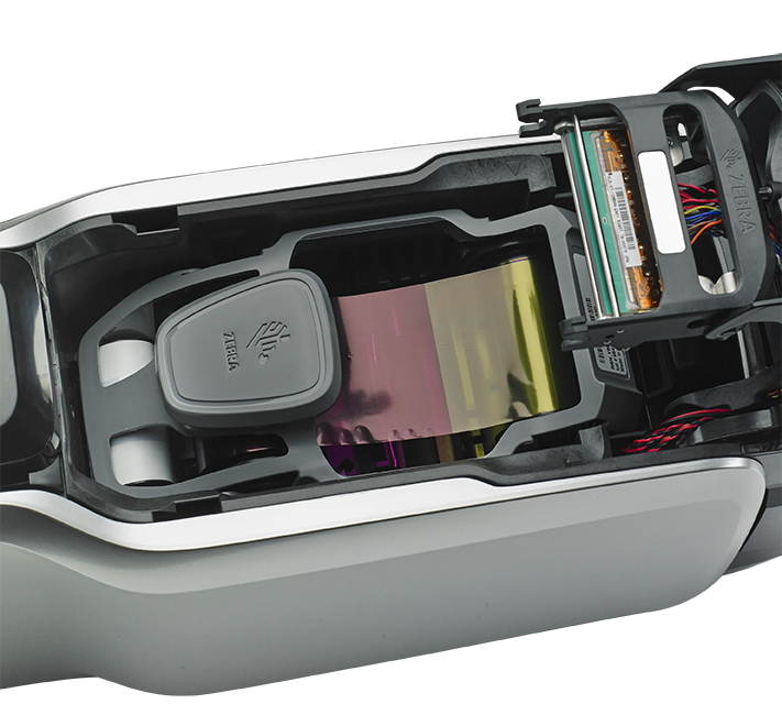 Zebra ZC300 single-sided printer - accessories included