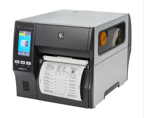 Zebra ZT421 industrial printer - media loading detail