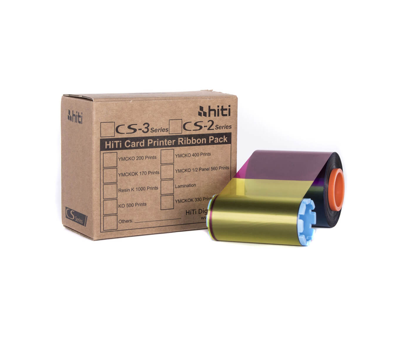 HiTi CS200e YMCKO full-colour ribbon, 400 prints