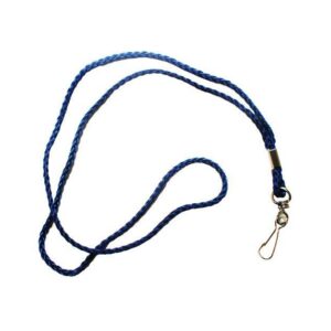Royal Blue Lanyard Cord With Swivel Clip - Pack of 100
