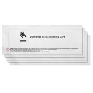 Zebra ZC100/ZC300 Cleaning Card Kit - x5 Cards